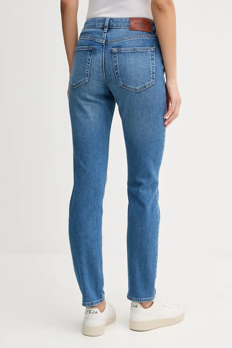 Calvin Klein Jeans Jeans Donna Blu 3132812 miniatura 3