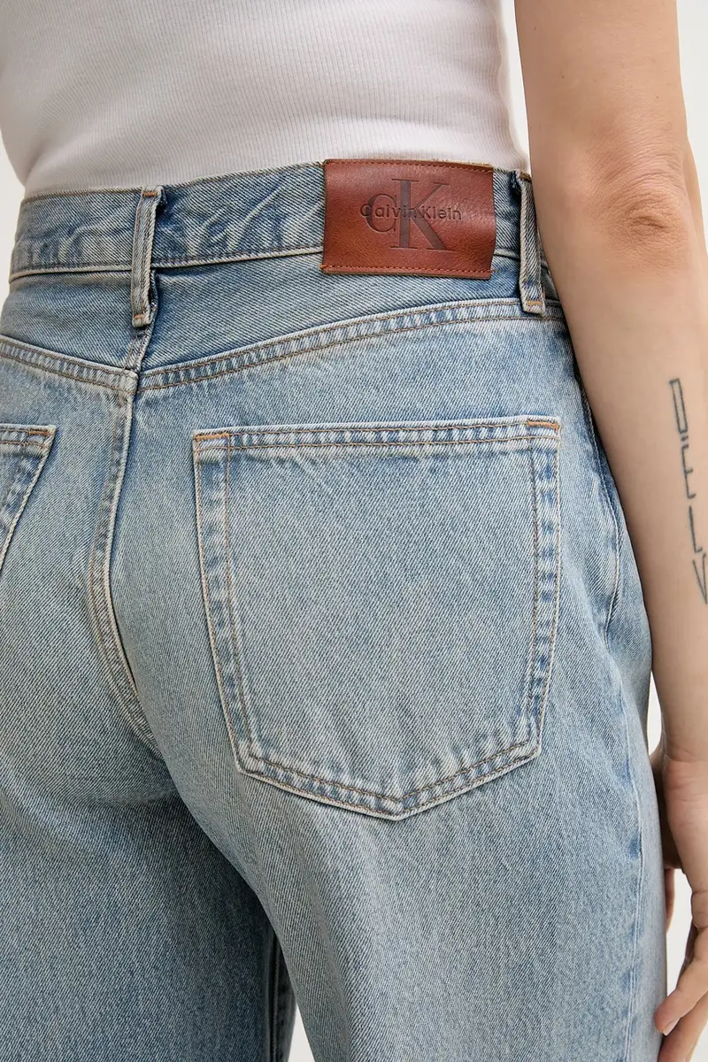 Calvin Klein Jeans Jeans Donna Blu 3133037 miniatura 4