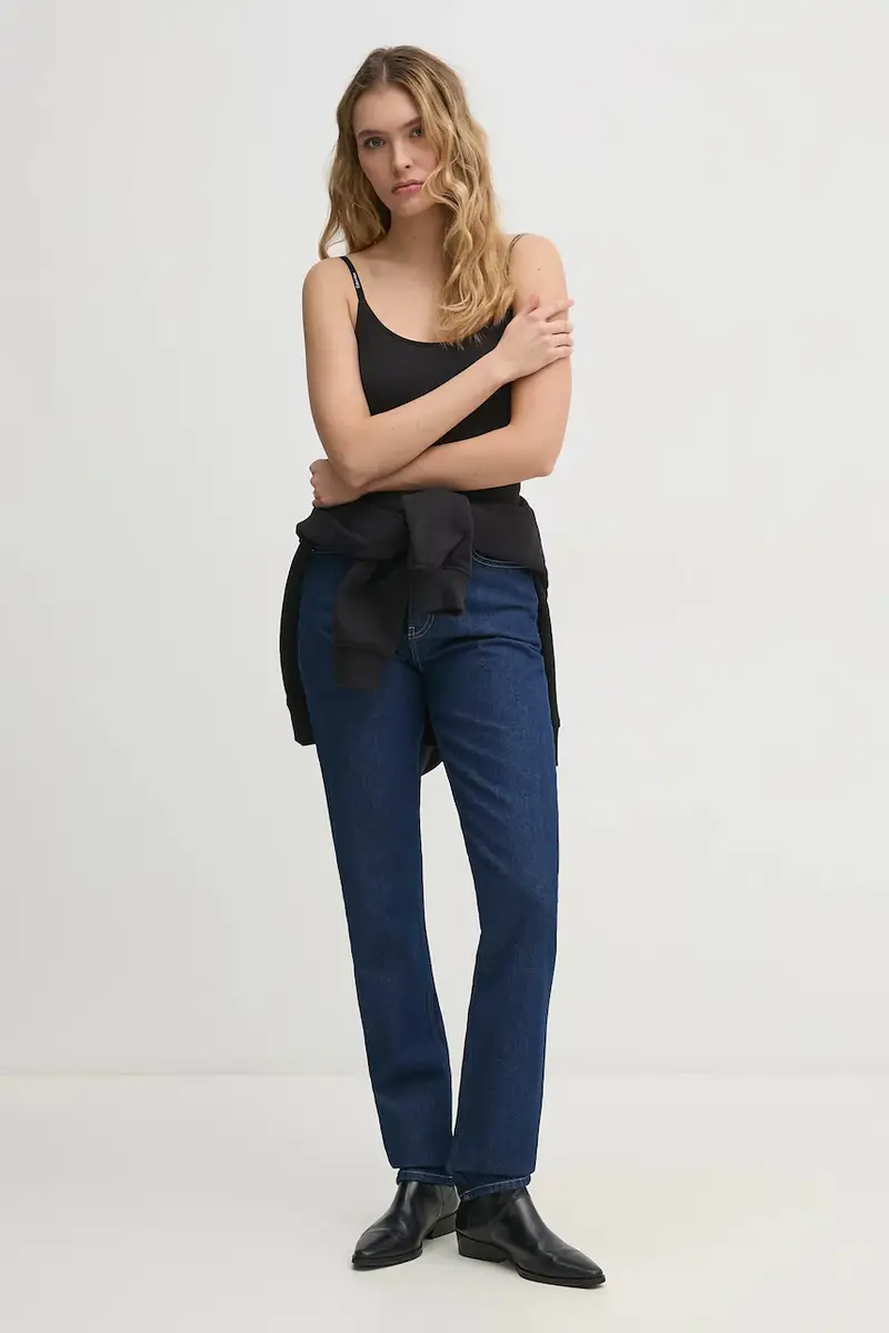 Calvin Klein Jeans Jeans Donna Blu 3133473 miniatura 2