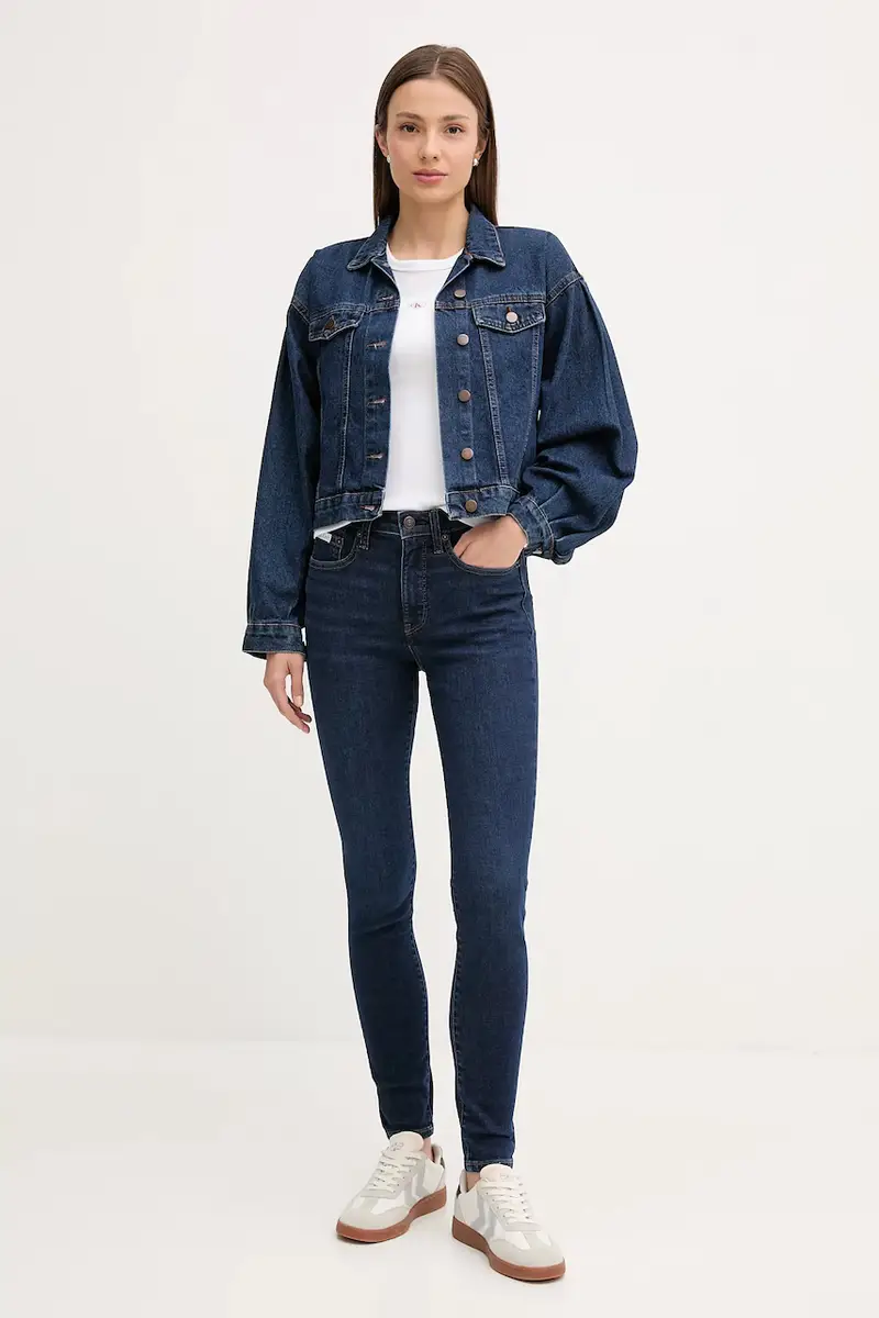 Calvin Klein Jeans Jeans Donna Blu 3767602 miniatura 2