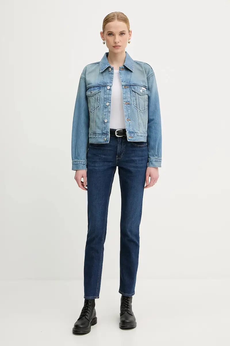 Calvin Klein Jeans Jeans Donna Blu 3133723 miniatura 2
