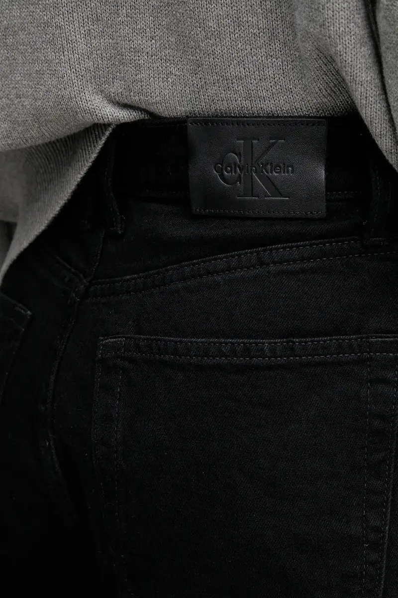 Calvin Klein Jeans Jeans Donna Nero 3777996 miniatura 4