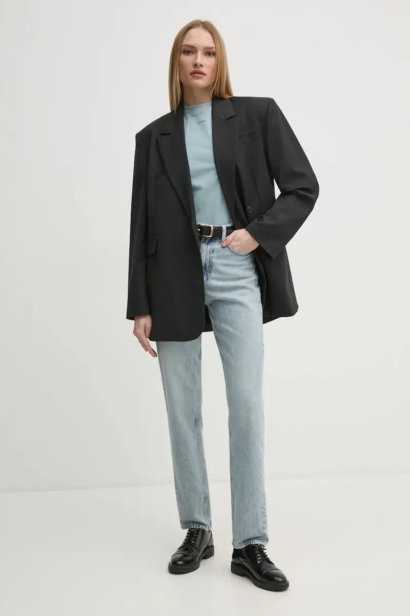 Calvin Klein Jeans Jeans Donna Blu 3245558 miniatura 2