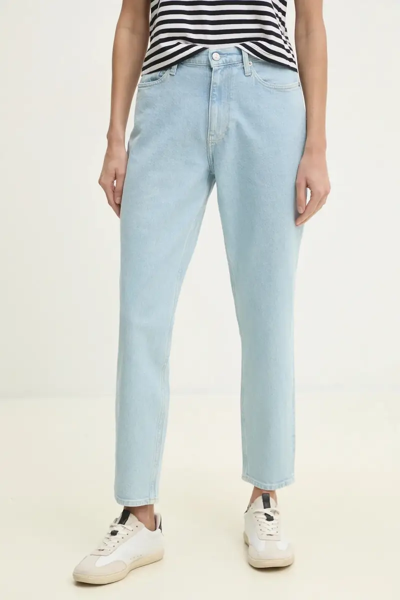 Calvin Klein Jeans Jeans Donna Blu 3132342 miniatura 2