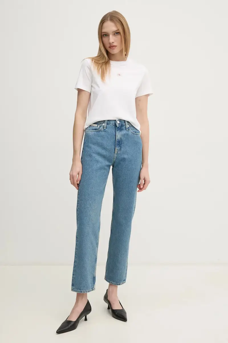 Calvin Klein Jeans Jeans Donna Blu 3368193