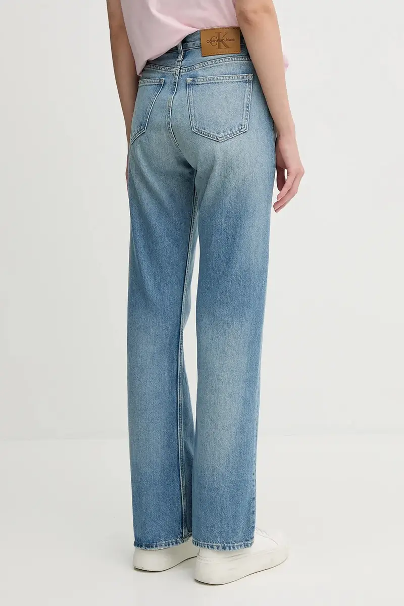 Calvin Klein Jeans Jeans Donna Blu 3132645 miniatura 3