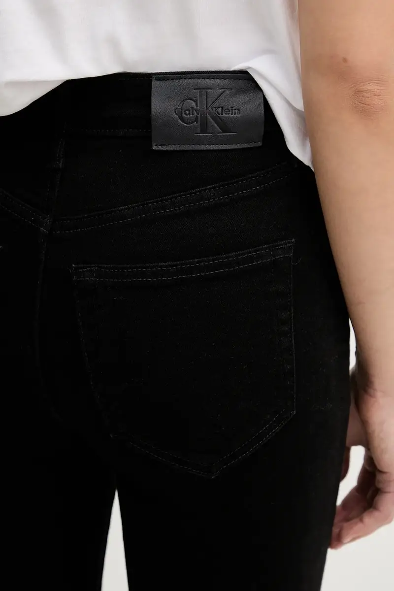 Calvin Klein Jeans Jeans Donna Nero 3920895 miniatura 4