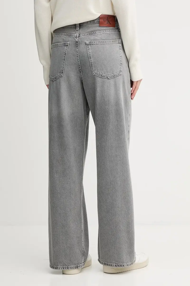 Calvin Klein Jeans Jeans Donna Grigio 3137873 miniatura 3