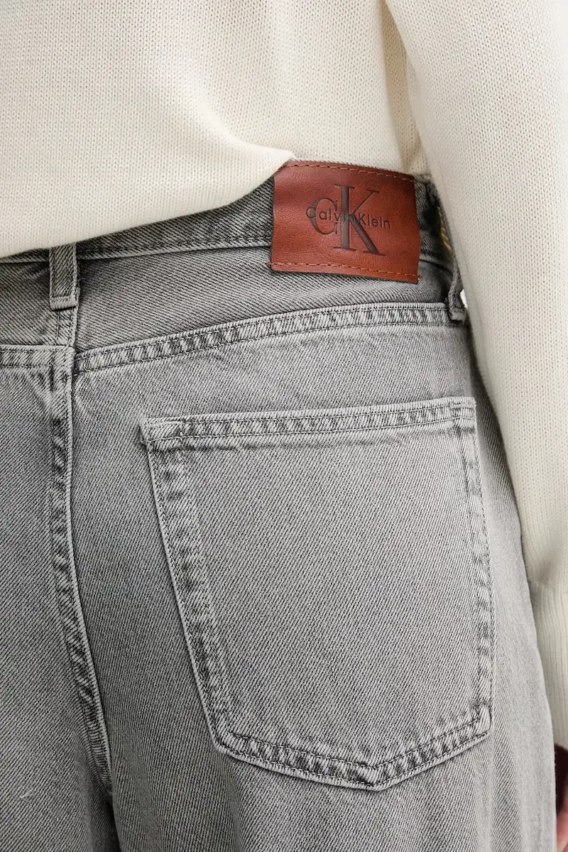 Calvin Klein Jeans Jeans Donna Grigio 3137873 miniatura 4