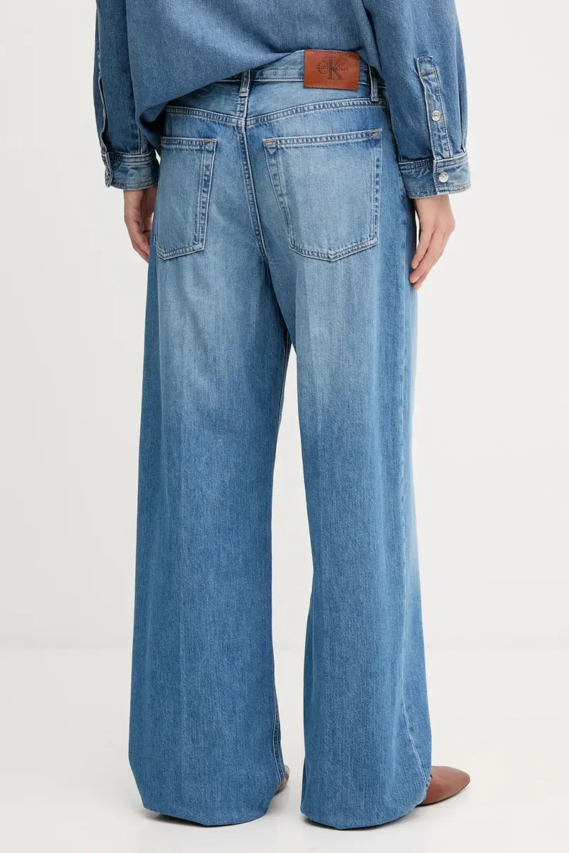 Calvin Klein Jeans Jeans Donna Blu 2885948 miniatura 3