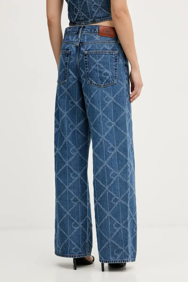 Calvin Klein Jeans Jeans Donna Blu 3918692 miniatura 3