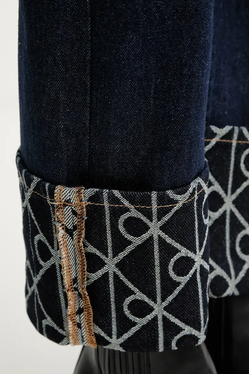 Calvin Klein Jeans Jeans Donna Blu 3595566 miniatura 5