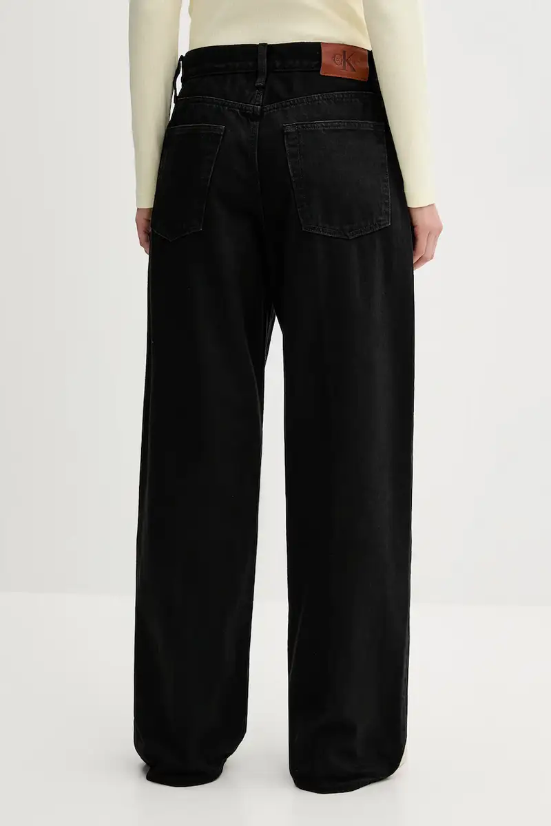 Calvin Klein Jeans Jeans Donna Nero 3153096 miniatura 3