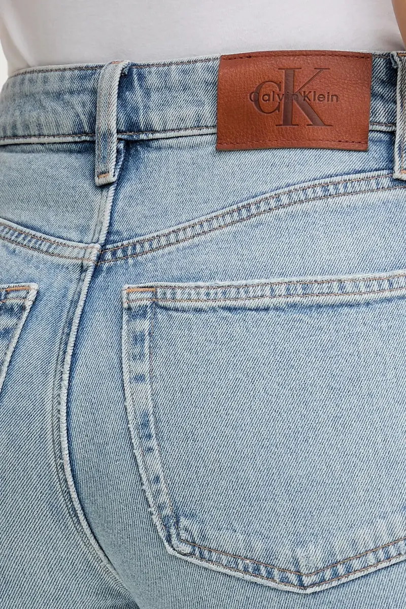 Calvin Klein Jeans Jeans Donna Blu 3582023 miniatura 4