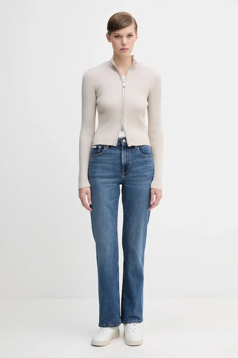 Calvin Klein Jeans Jeans Donna Blu 3766942 miniatura 2