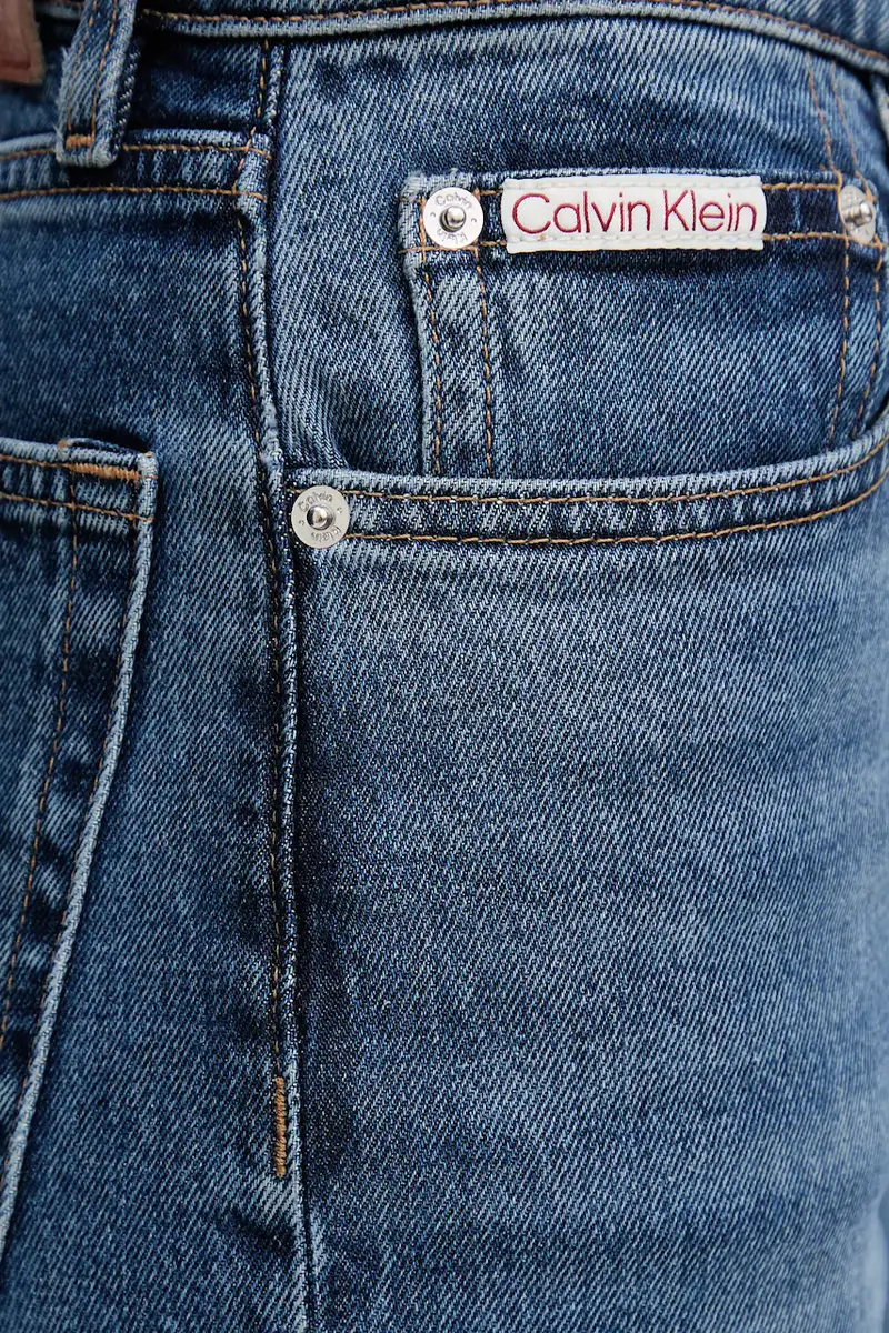 Calvin Klein Jeans Jeans Donna Blu 3766942 miniatura 4