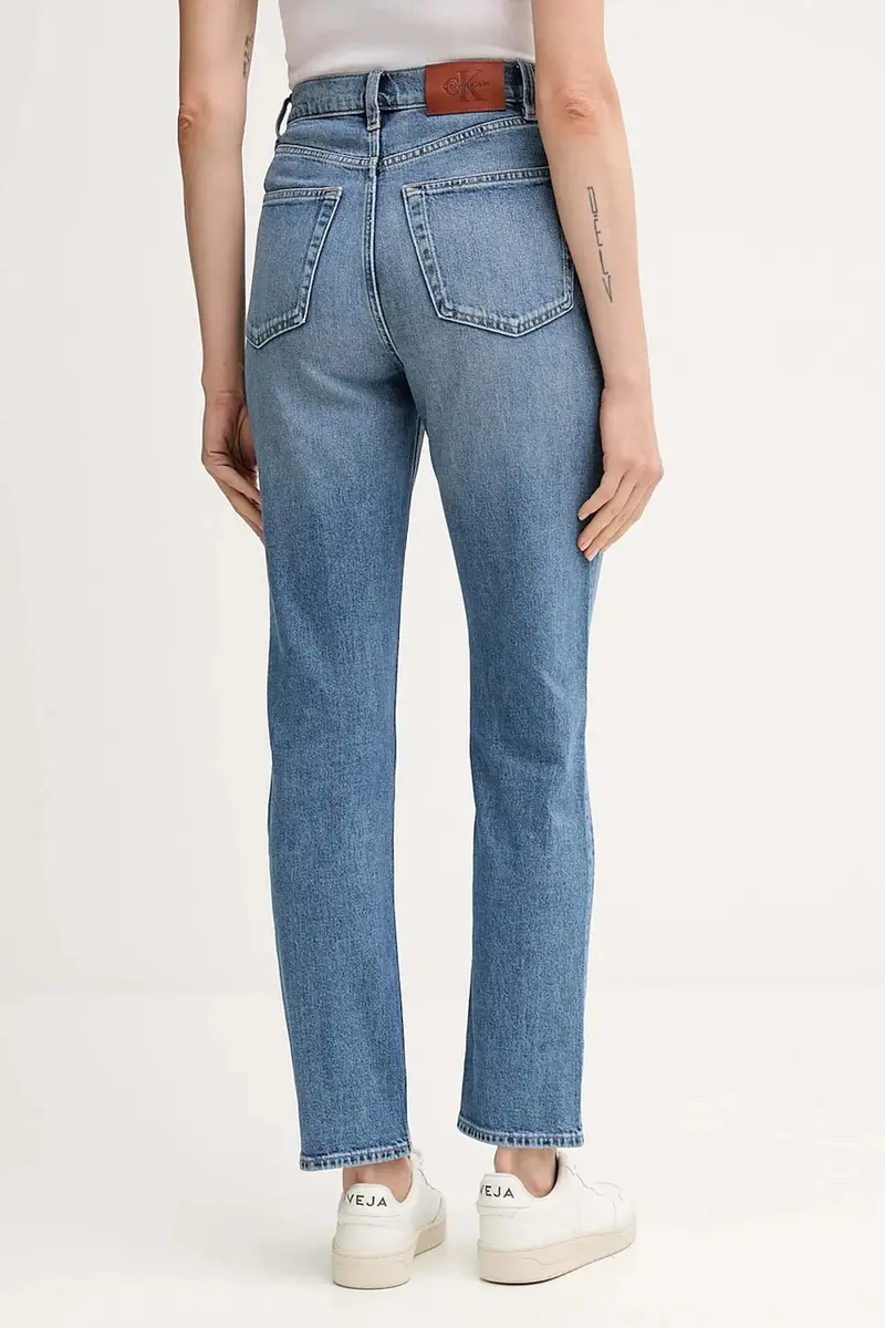 Calvin Klein Jeans Jeans Donna Blu 3766800 miniatura 2