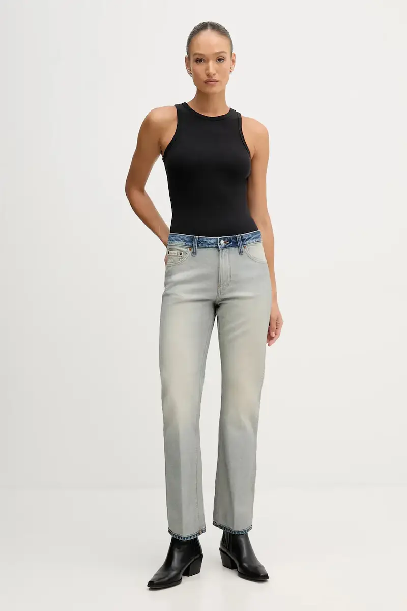 Calvin Klein Jeans Jeans Donna Grigio 3919042 miniatura 2