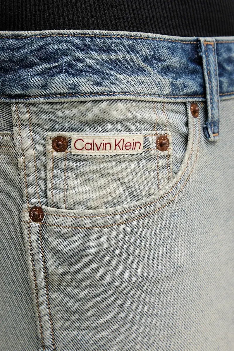 Calvin Klein Jeans Jeans Donna Grigio 3919042 miniatura 4