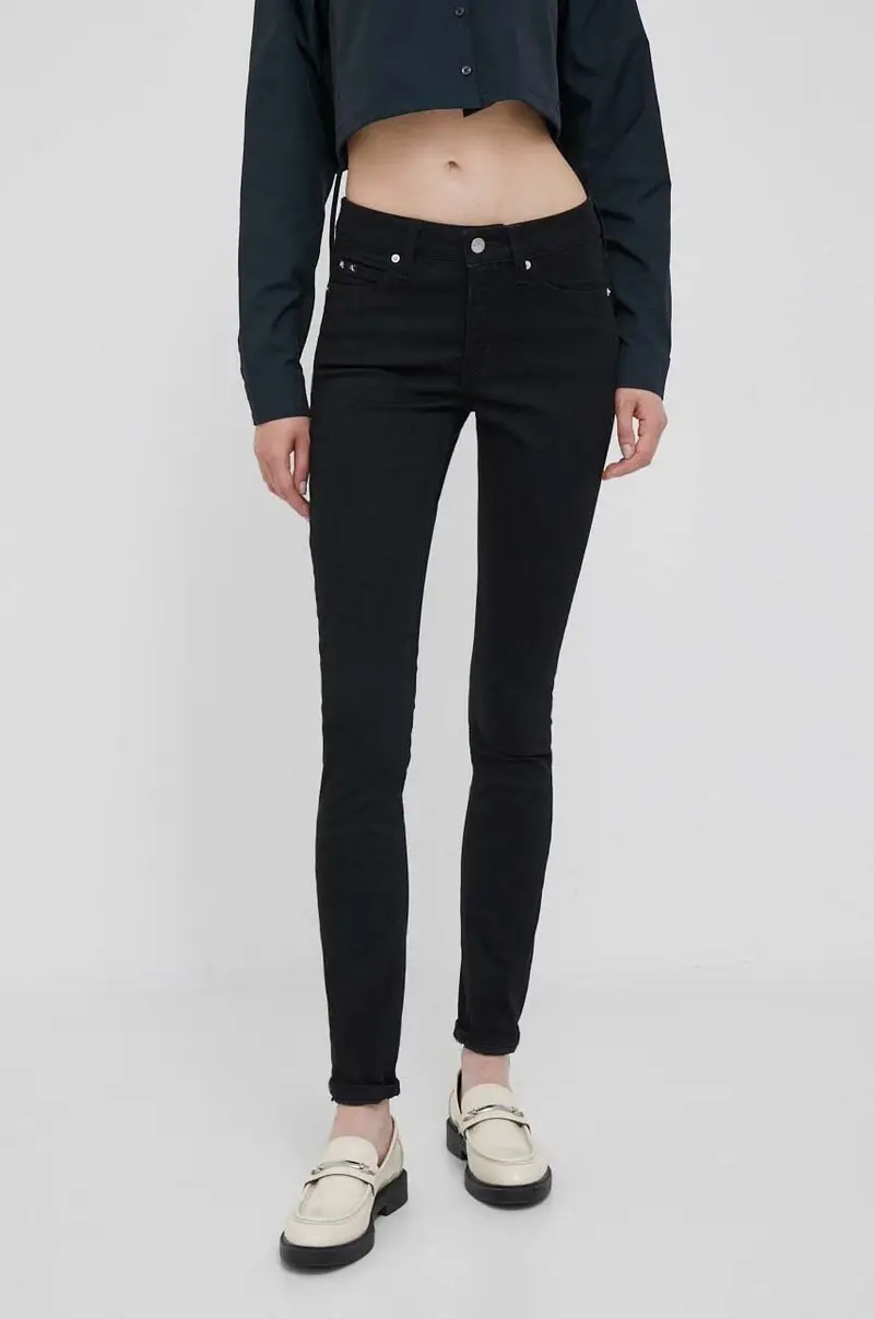 Calvin Klein Jeans Jeans Donna Nero 2228296