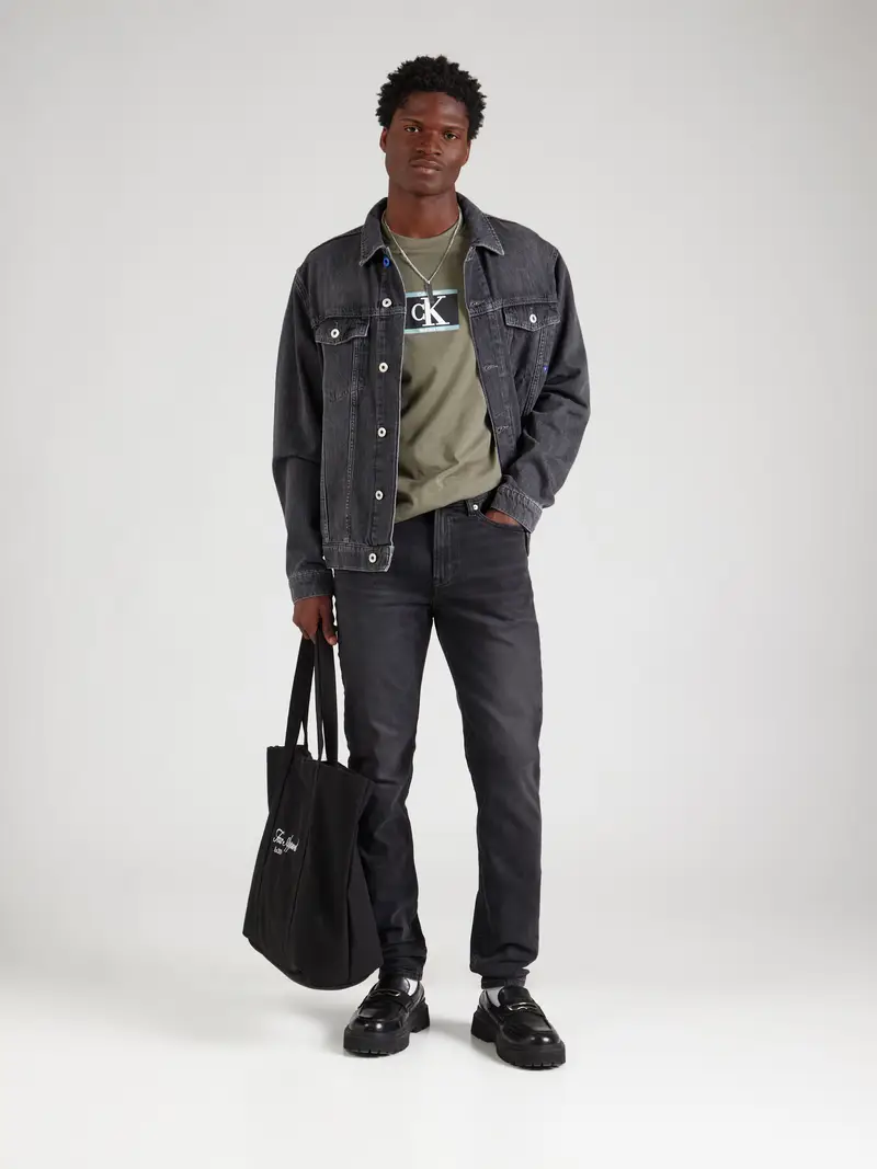 Calvin Klein Jeans Jeans Nero 3916079 miniatura 3