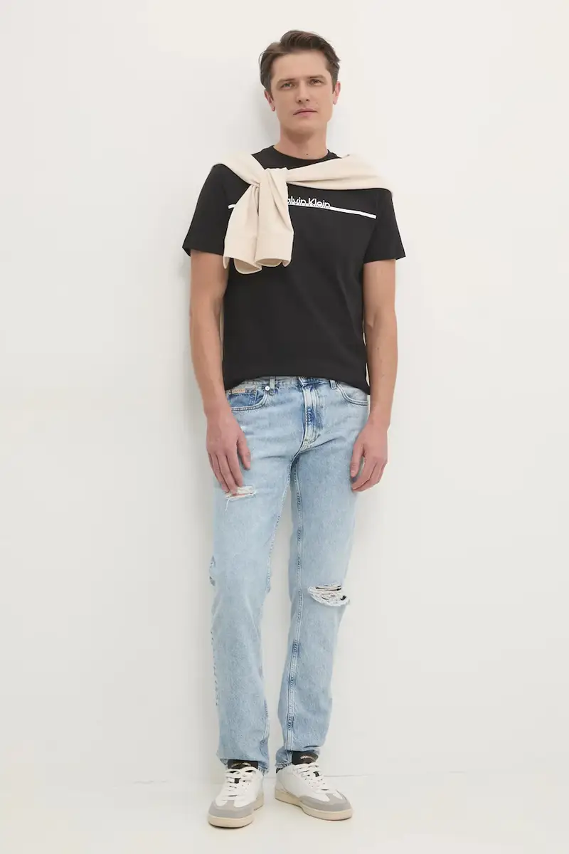 Calvin Klein Jeans Jeans Uomo Blu 3312164 miniatura 2