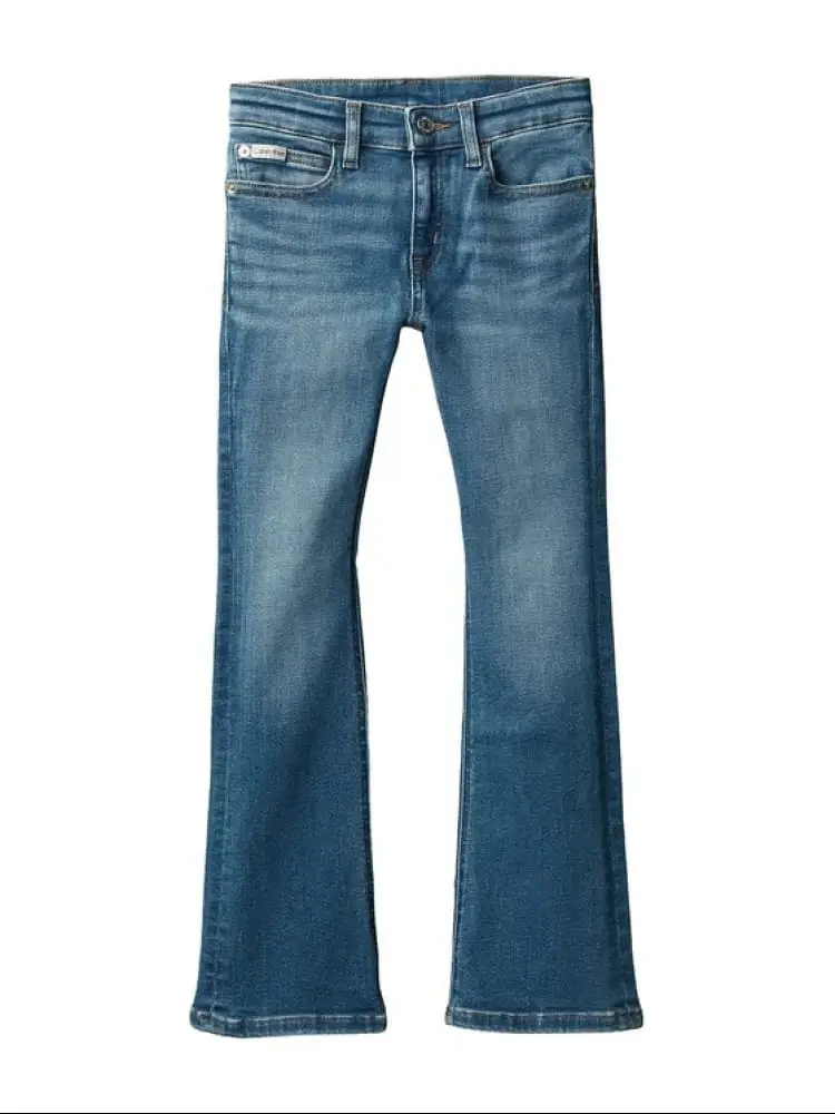 jeans kids/junior in denim blu flare fit