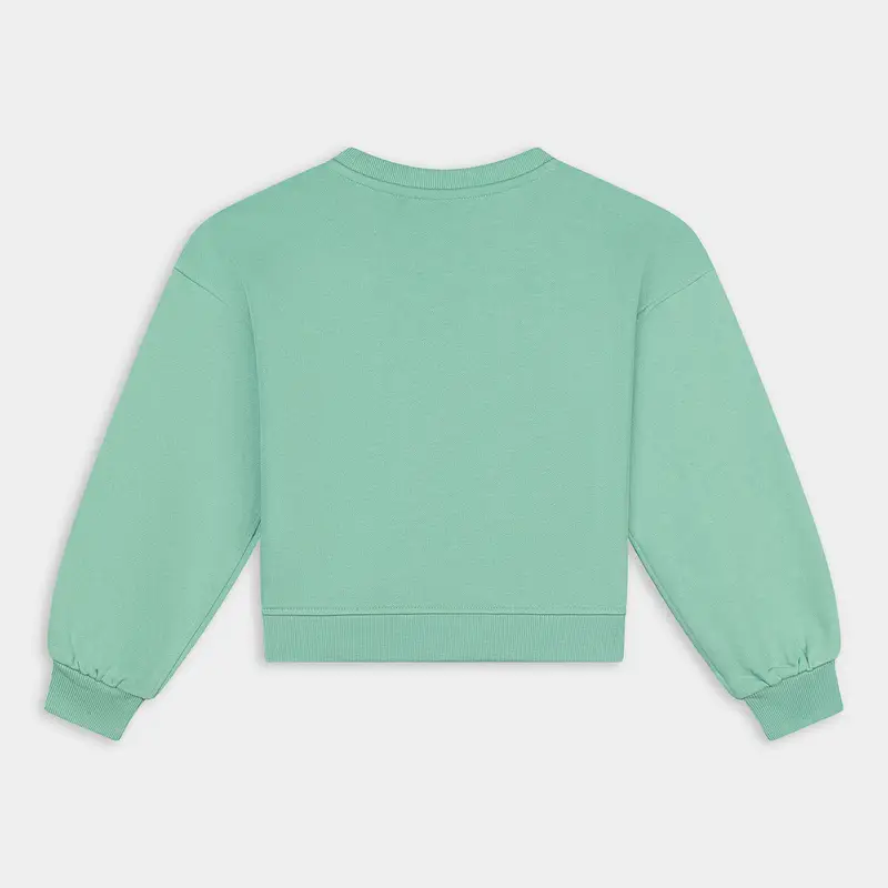 Calvin Klein Jeans Felpe Bambina Verde 2502255 miniatura 2