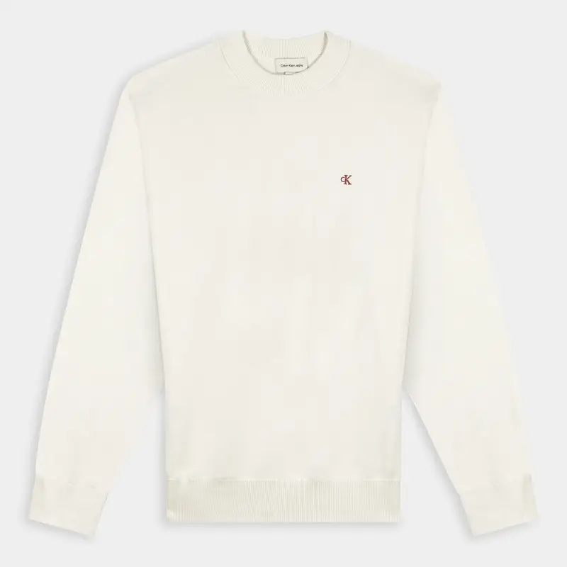 Maglie E Felpe Calvin Klein Jeans da Uomo, bianco