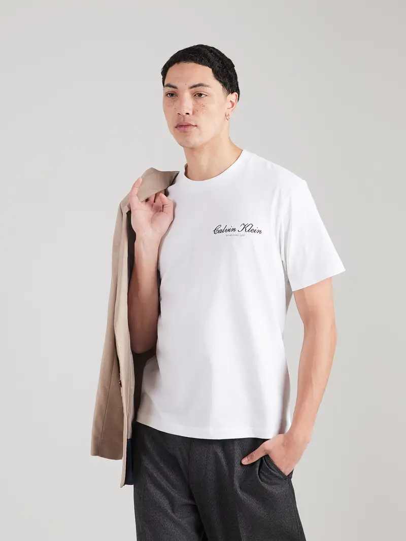 Maglietta 20S MARCH nero / bianco miniatura 3