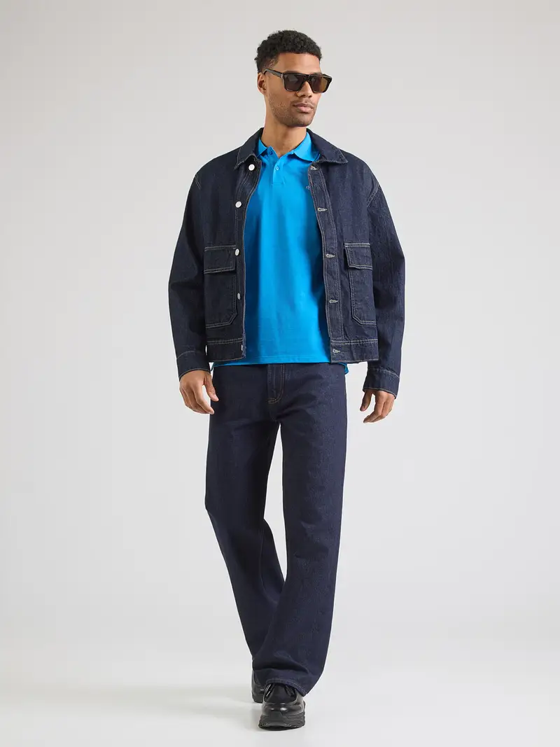 Maglietta azzurro / bianco miniatura 3