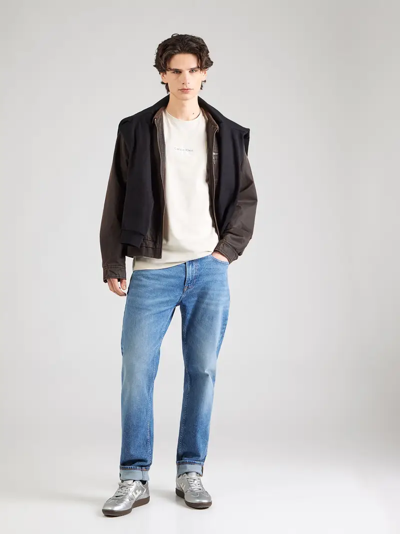 Maglietta beige / bianco miniatura 3