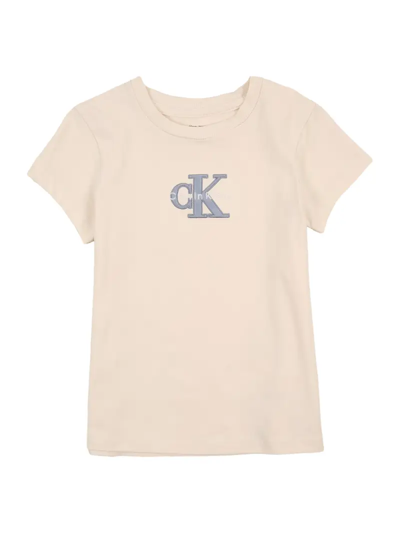 Maglietta beige / grigio