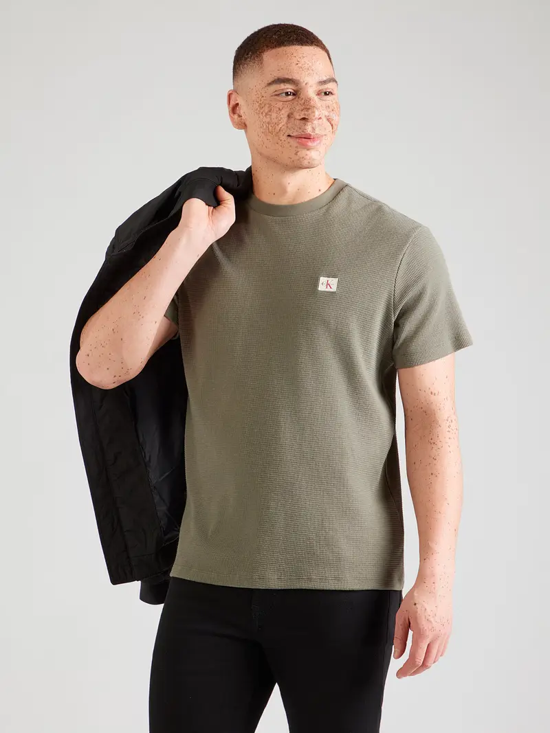 Maglietta beige scuro miniatura 3