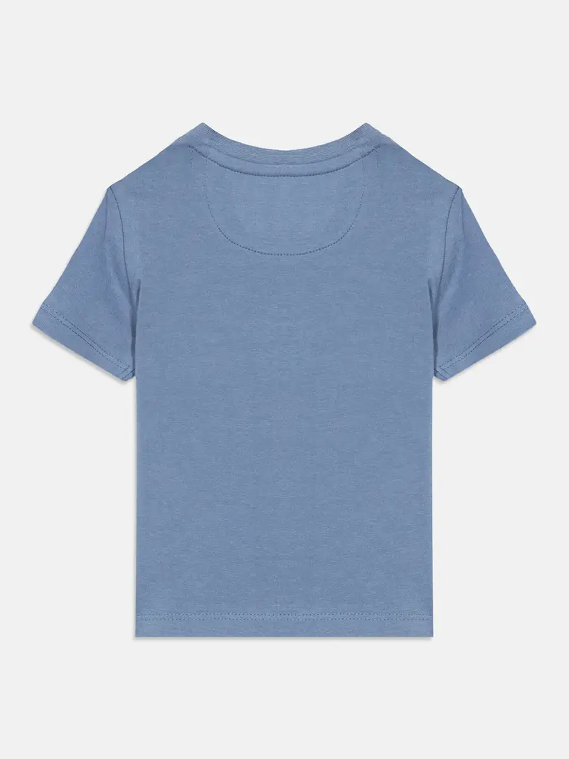 Maglietta blu / arancione / bianco miniatura 2