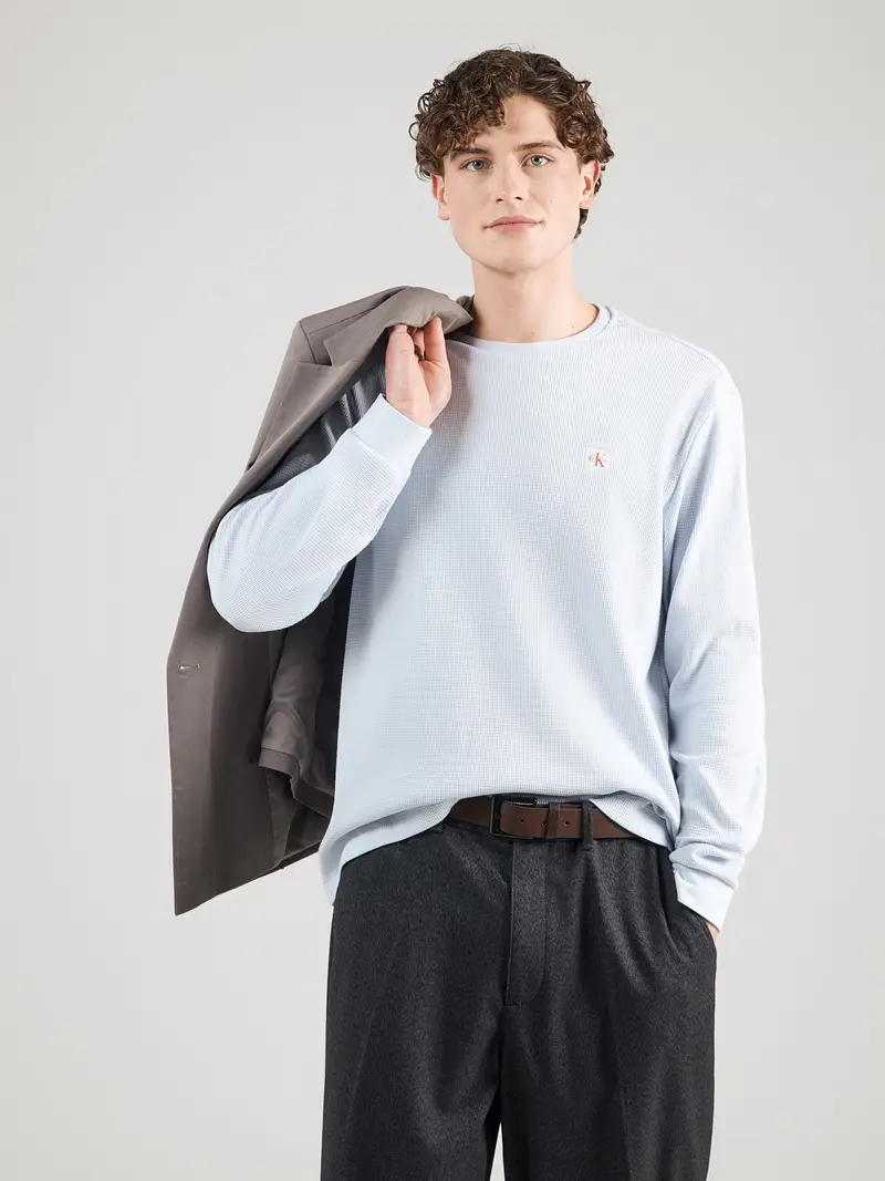 Maglietta blu chiaro miniatura 2