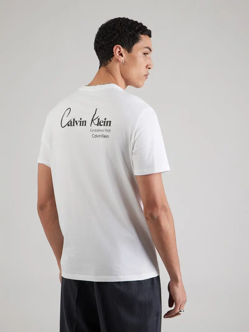 Maglietta blu cielo / nero / bianco miniatura 2