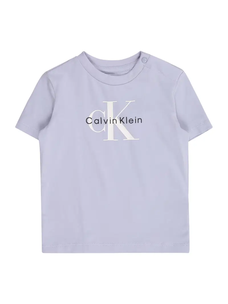 Maglietta blu colomba / nero / bianco