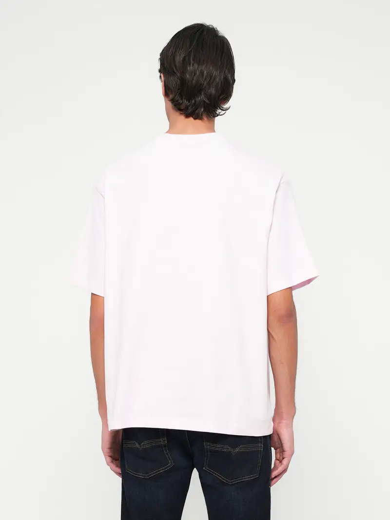 Maglietta blu / rosa pastello miniatura 3