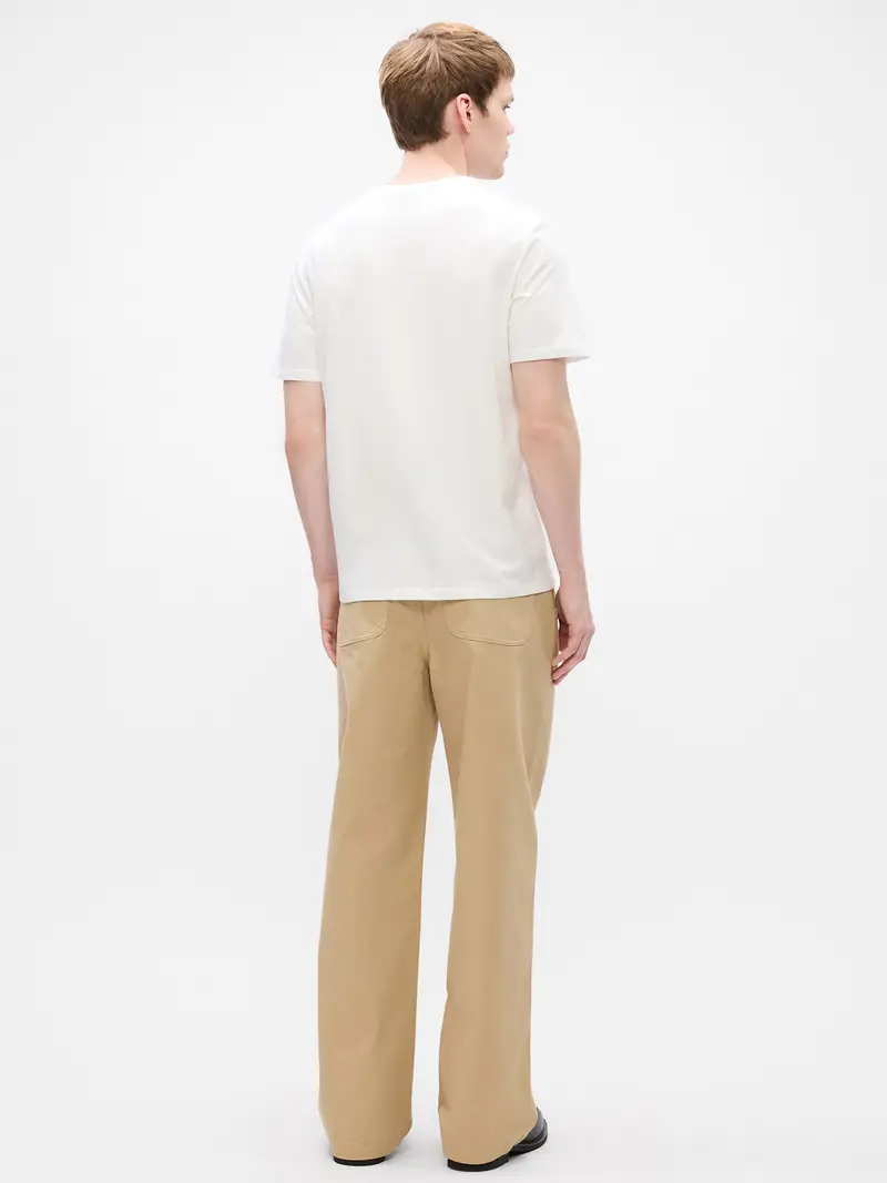 Maglietta blu scuro / bianco miniatura 3