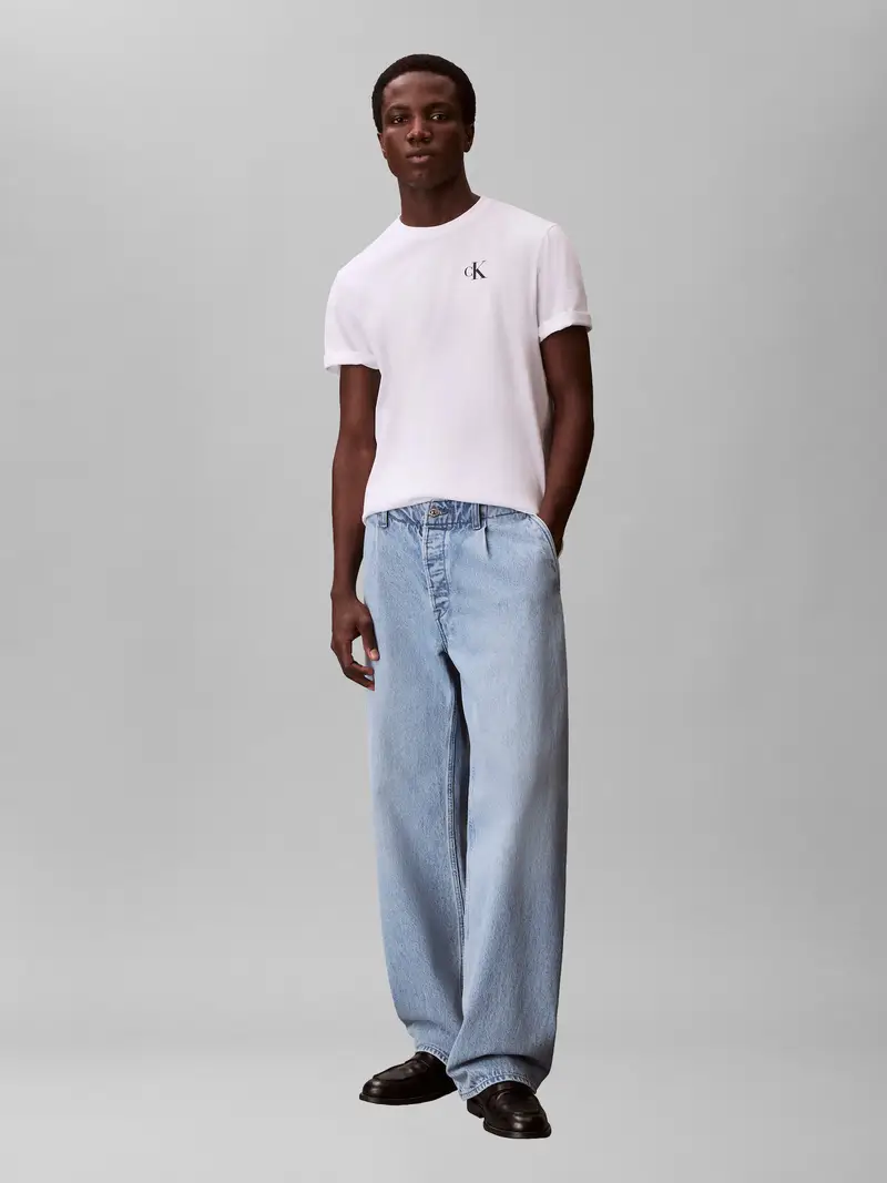 Maglietta CLASSIC grigio chiaro / nero / bianco miniatura 2