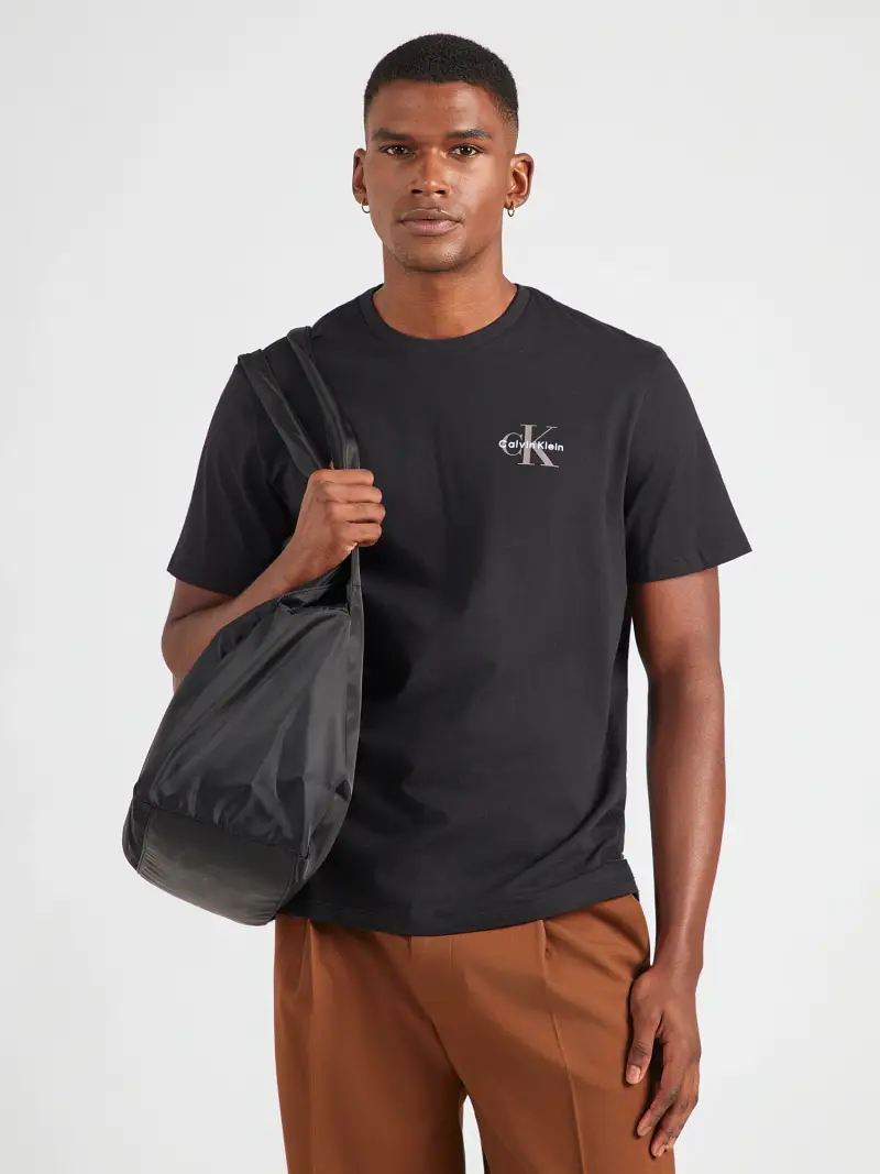 Maglietta CLASSIC marrone scuro / nero / bianco miniatura 2