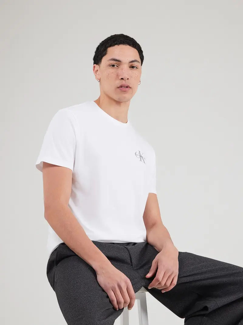 Maglietta grigio / abete / nero / bianco miniatura 3