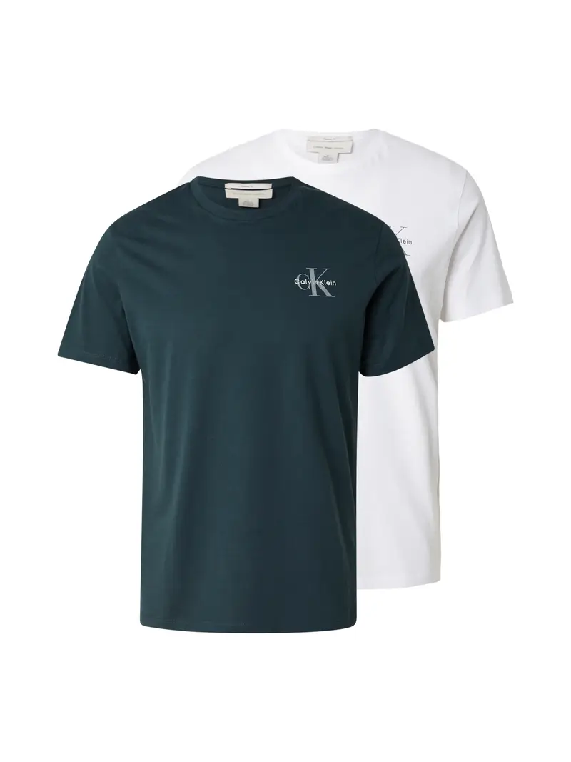 Maglietta grigio / abete / nero / bianco