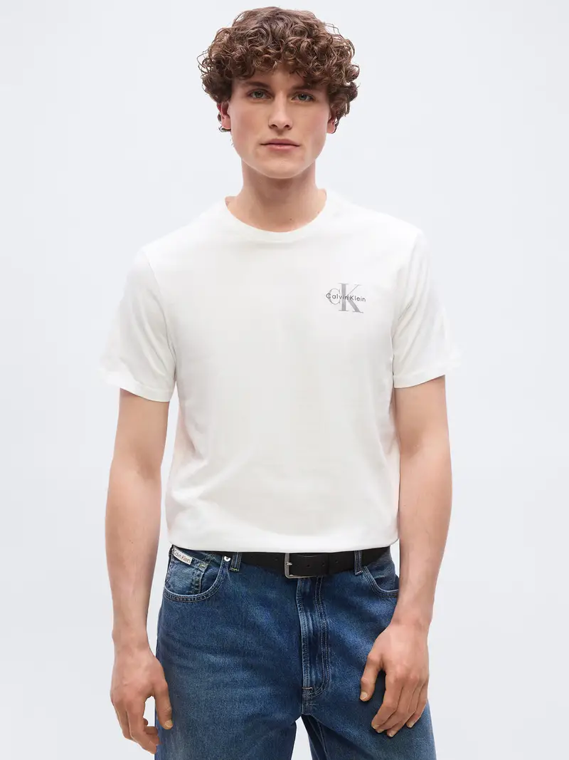 Maglietta grigio basalto / nero / bianco miniatura 2