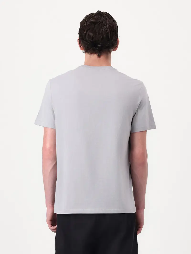 Maglietta grigio chiaro / nero miniatura 3