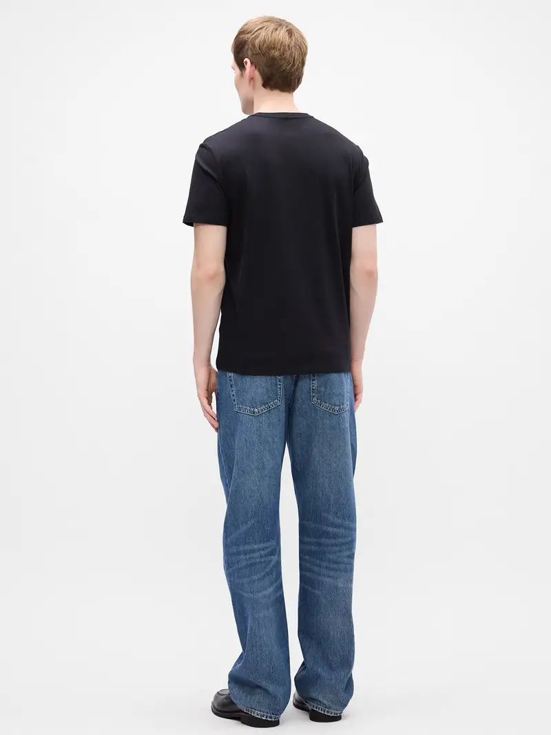 Maglietta grigio / nero / bianco miniatura 3