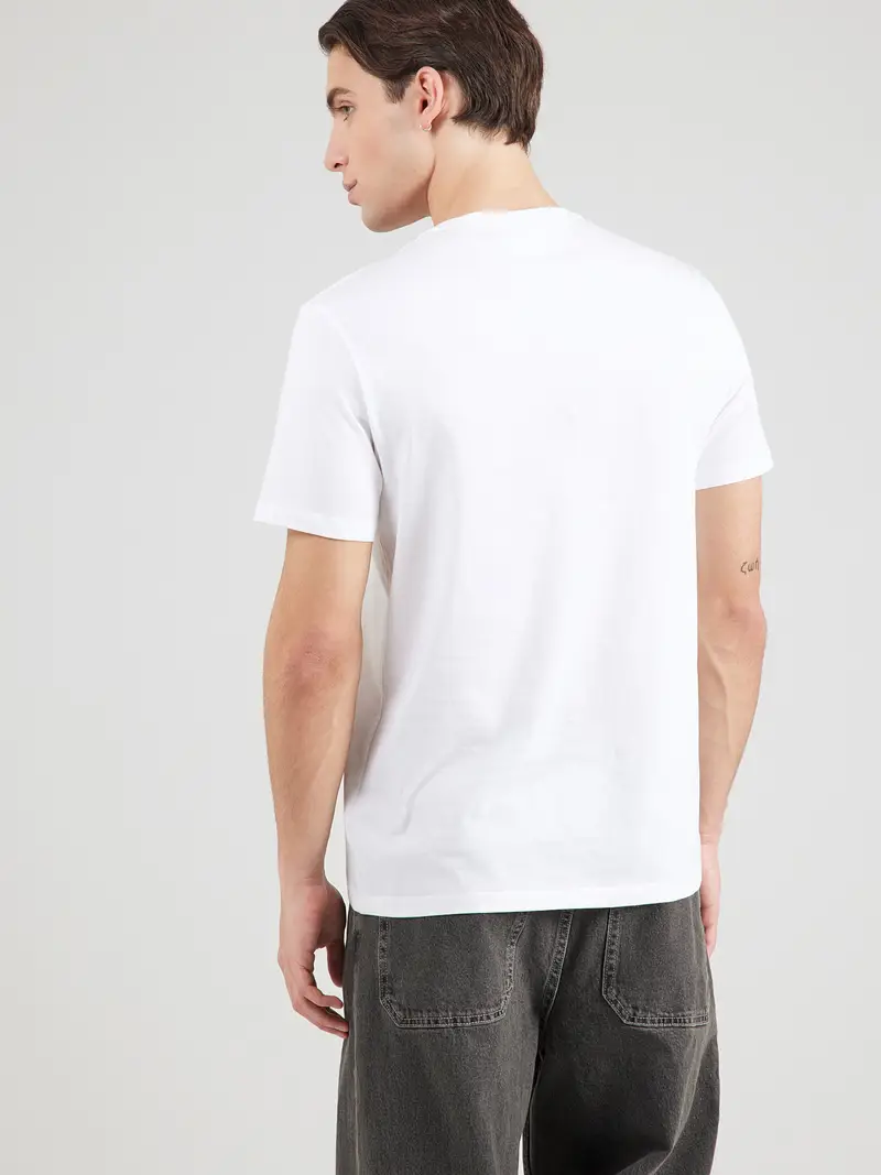 Maglietta grigio / nero / bianco miniatura 3