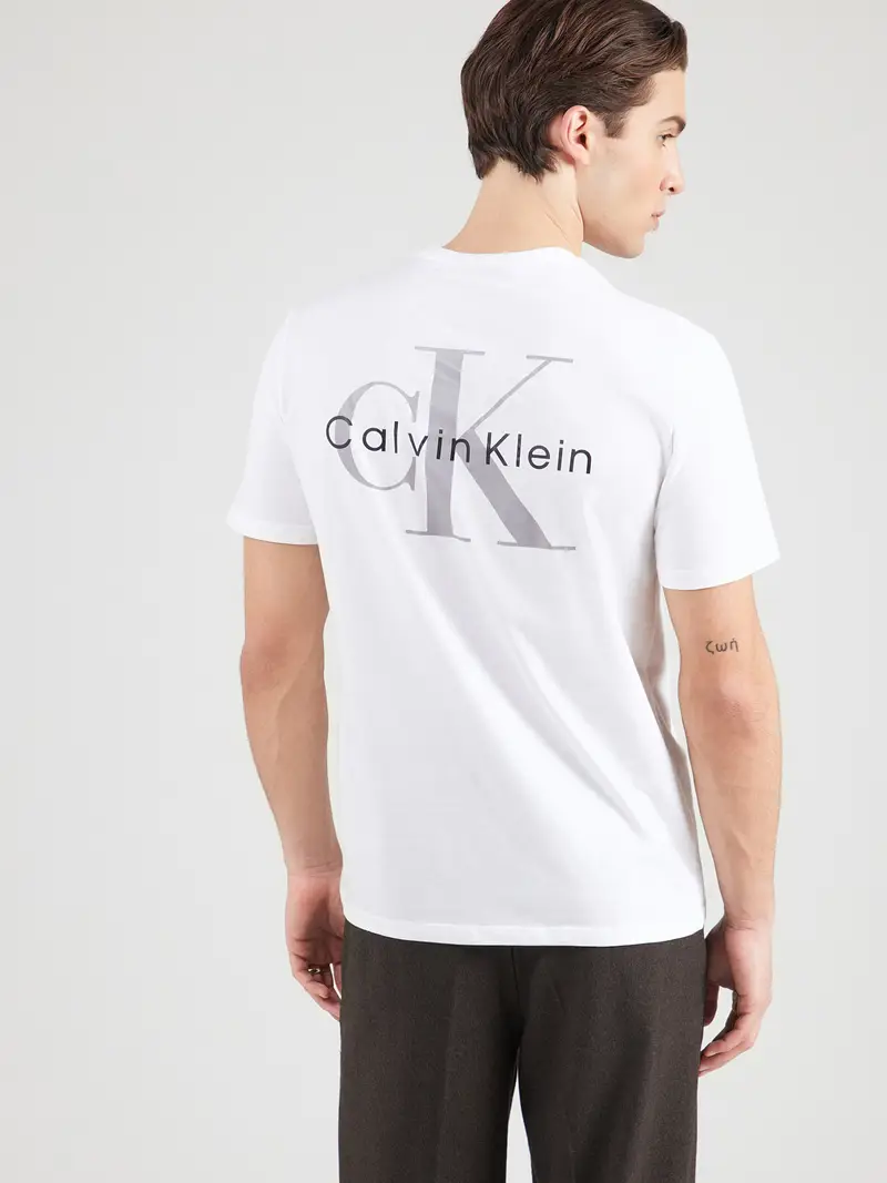 Maglietta grigio / nero / bianco miniatura 2