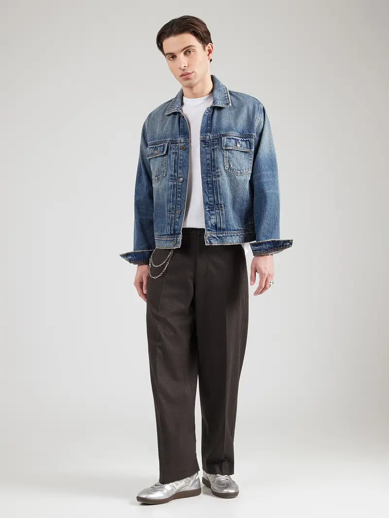 Maglietta grigio / nero / bianco miniatura 3